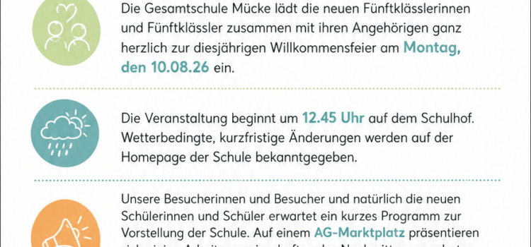 Einschulungsfeier 2026